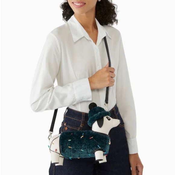 Kate Spade ♠️ Dog 🐩 Design Crossbody - Picture 4 of 4